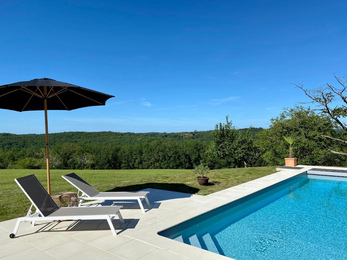 Domaine De Cazal - Gite 2 Pers Avec Piscine Au Coeur De 26 Hectares De Nature Preservee Saint-Cyprien  Eksteriør billede