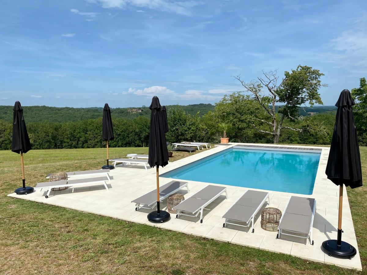 Domaine De Cazal - Gite 2 Pers Avec Piscine Au Coeur De 26 Hectares De Nature Preservee Saint-Cyprien  Eksteriør billede