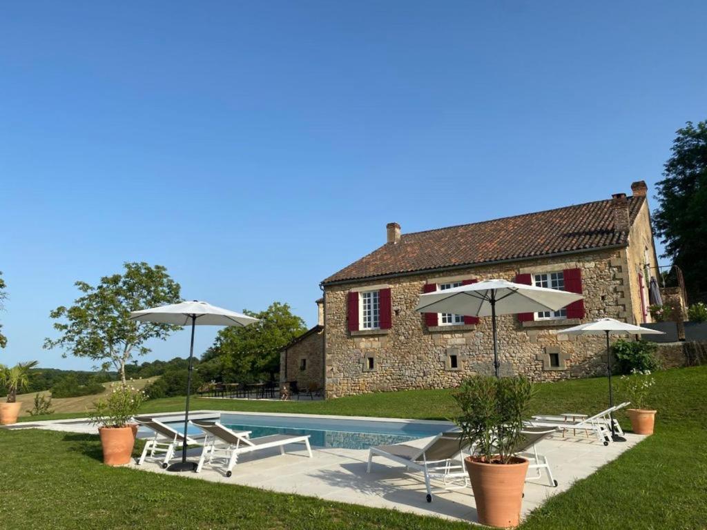 Domaine De Cazal - Gite 2 Pers Avec Piscine Au Coeur De 26 Hectares De Nature Preservee Villa Saint-Cyprien  Eksteriør billede